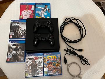 Ps4+2 controller+6 giochi
