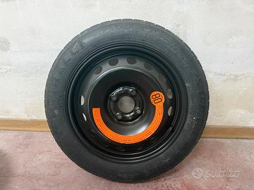 Ruotino di scorta Pirelli T125/80 R15 95M completo