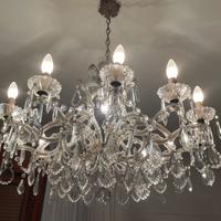 Lampadario in cristallo di Boemia anni 50