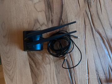 Antenna Wi-Fi wifi 2.4 e 5 GHz 6dbi rp-sma 2 metri