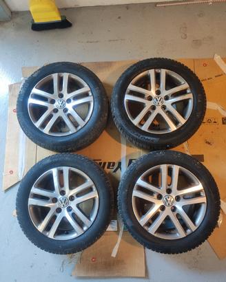 cerchi originali Volkswagen + pneumatici 16
