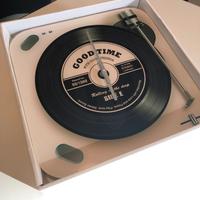 NUOVO! Orologio Giradischi in Vetro