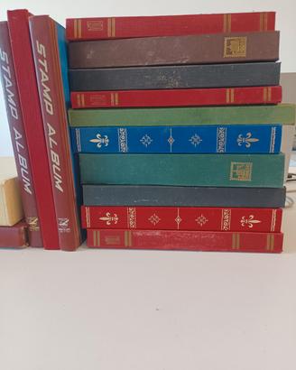 5 album ricchi di francobolli da tutto il mondo 