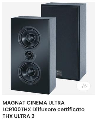 MAGNAT CINEMA ULTRA LCR100THX  5 pezzi /350cad