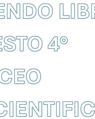 libri testo 4 liceo scientifico