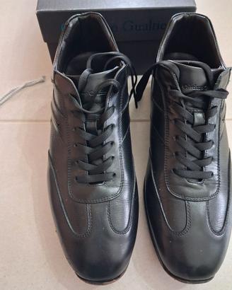 Scarpe Cristiano Gualtieri nere pelle vitello
