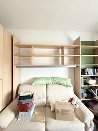 Arredamento armadio e divano letto