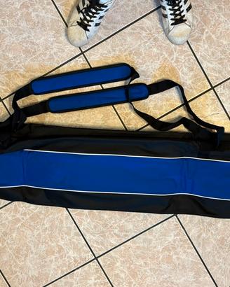 Borsa canna da pesca con doppio scompartimento