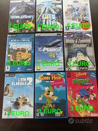 🎮 Giochi PC CD-rom e dvd – prezzi da 3€ a 7€