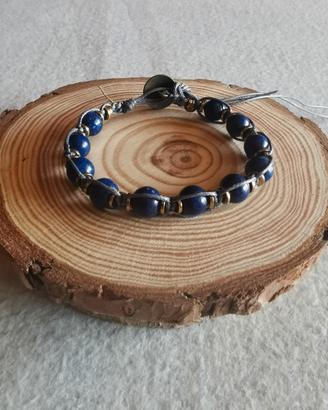 braccialetto artigianale tipo shamballa