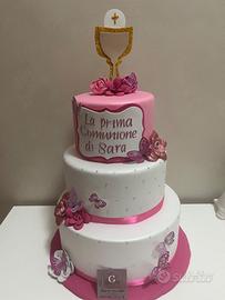 Torta scenografica  prima comunione