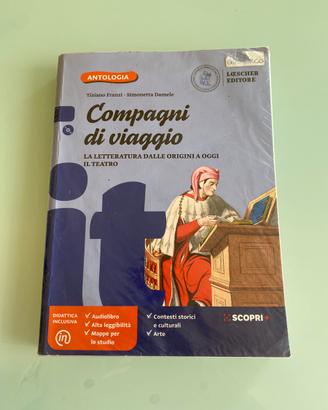 Libro scolastico antologia compagni di viaggio