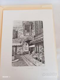 acquaforte artista Vittorio Vailati opera d'arte 