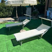 Lettini prendisole + ombrellone