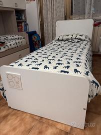 Letto e lettino trasformabile vonpleto di tutto