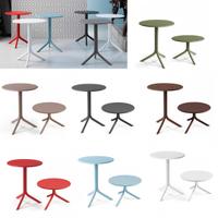 Tavolini polipropilene esterno bar gamba centrale