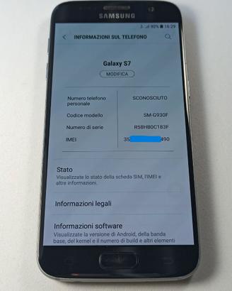 Samsung S7 4/32 Amoled Fhd+ NFC Ricarica Wireless