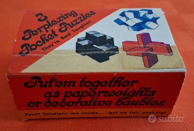 Chadwick Miller 3 Perplexing Pocket Puzzles 1971