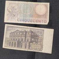 mille lire 1969 cinquecento lire 1979