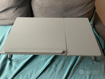 TAVOLINO VASSOIO DA LETTO REGOLABILE PER PC