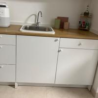 mobile cucina con lavandino + cassettiera