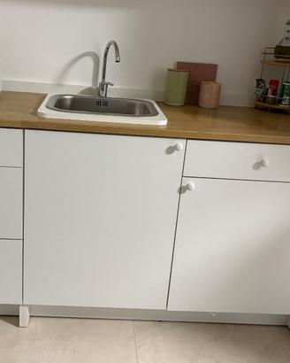 mobile cucina con lavandino + cassettiera