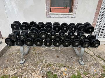 SET MANUBRI + RASTRELLIERA