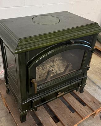 Stufa a legna EFEL “Harmony 3” maiolicata verde