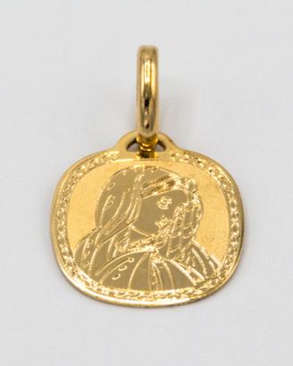 Ciondolo “Madonna” in oro giallo 18 kt D.16