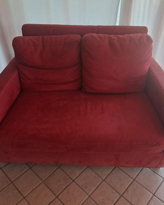   2 divani colore rosso c