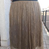 Gonna in pizzo beige/marrone Emme Marella 