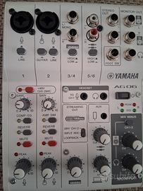 mixer yamaha e scheda audio 