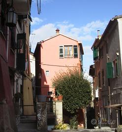 Tipica casatorre ligure in centro Portovenere