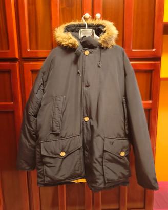 giaccone parka in piumino d'oca 