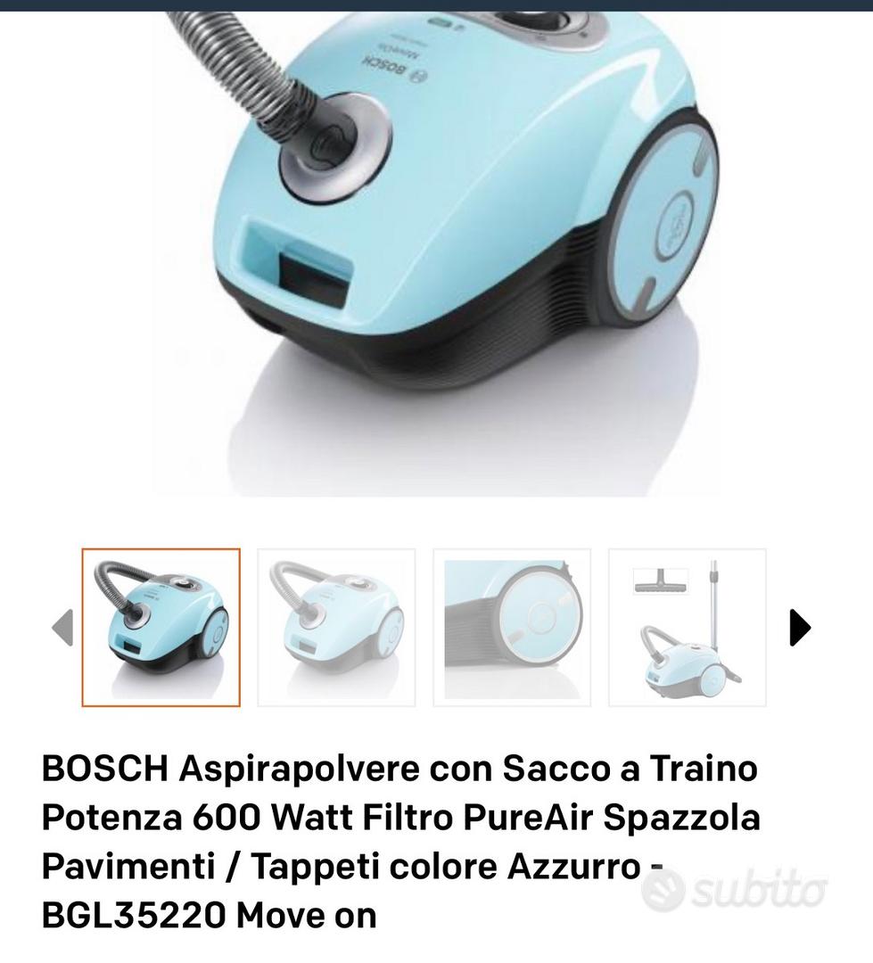Bosch Aspirapolvere con Sacco a Traino Potenza 600 Watt Filtro