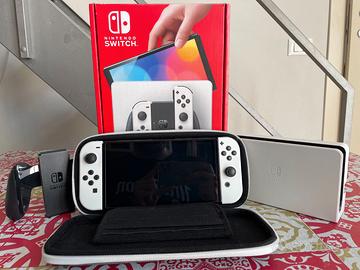 Nintendo Switch OLED + custodia + microSD Zelda