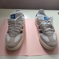 scarpe Adidas Samba blu misura 38