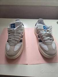 scarpe Adidas Samba blu misura 38