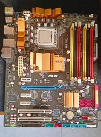 Scheda Madre Asus P5QC + Intel Core 2 E5500