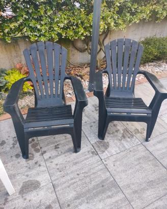 Sedie da esterno in PVC stile americano