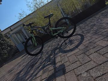 Bici MTB ibk 24" full Suspension con freni a disco