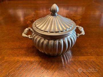 Zuccheriera in peltro