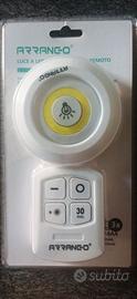 Luce Led da giardino con telecomando nuova