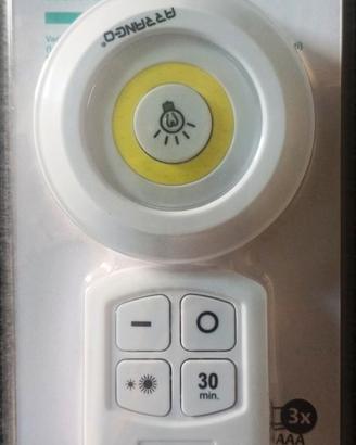 Luce Led da giardino con telecomando nuova