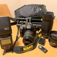 Nikon 7100 + obbiettivi + accessori