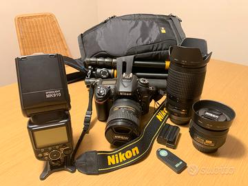 Nikon 7100 + obbiettivi + accessori