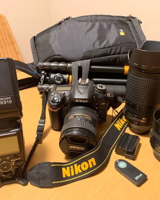 Nikon 7100 + obbiettivi + accessori