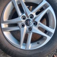 gomme continetal + cerchi toyota