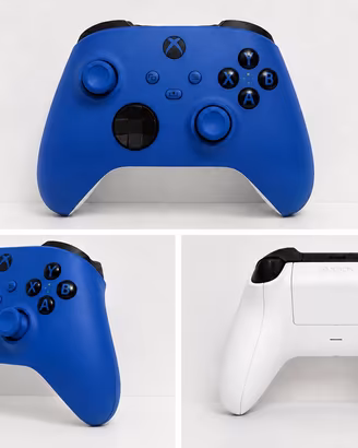 Controller Xbox Wireless Shock Blue + Batteria Ric