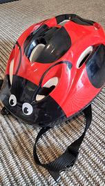 casco bambino/a a coccinella 48-53 cm
